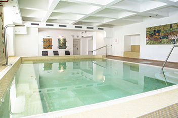 Centrál bazén s SPA